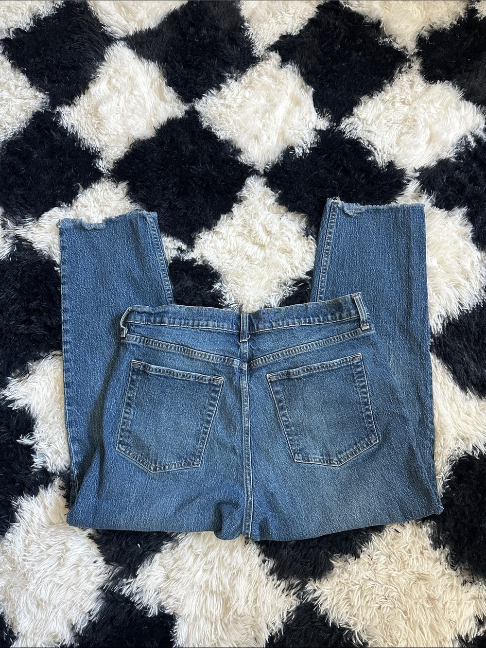 GAP Women’s Medium Blue Relaxed Straight Jeans